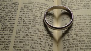 ring, heart, bible